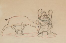 Studios Disney - "Doc and Deer" -  Walt Disney - Illustration originale