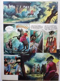 Renaud Eusebe - LES CHATS DE CASANOVA   couleur directe - Planche originale