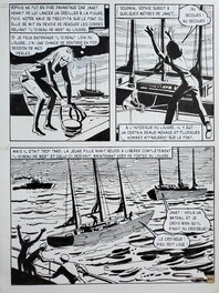 José Grau - L'île DE LA LIBERTE - Planche originale