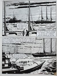 José Grau - L'ÎLE DE LA LIBERTE - Planche originale