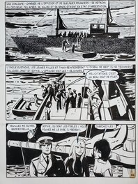 José Grau - L'ÎLE DE LA LIBERTE - Planche originale