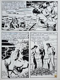 José Grau - L'ÎLE DE LA LIBERTE - Planche originale