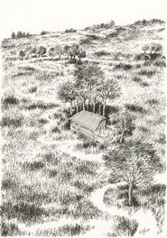 Nylso - Les cabanes de Nylso - Illustration originale