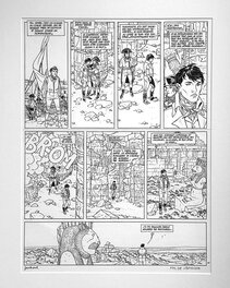 André Juillard - Arno, L'Oeil de Kéops - Planche originale