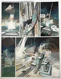 Enki Bilal - Froid Equateur p49 - Planche originale