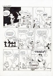 Zep - ZEP - TITEUF, TOME 2 - PLANCHE ORIGINALE "LE PETIT FRÈRE" - Comic Strip