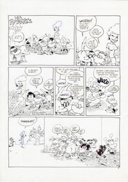 Zep - ZEP - TITEUF, TOME 4 - PLANCHE ORIGINALE "LES ROBERTS" - Comic Strip