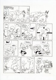 Zep - ZEP - TITEUF, TOME 6 - PLANCHE ORIGINALE "SPLOUTCH" - Comic Strip