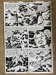Jack Kirby - Captain America Issue 210 P°8 - Planche originale