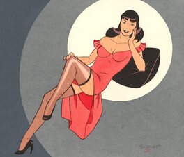 Philippe Berthet - Pin-Up - Original Illustration