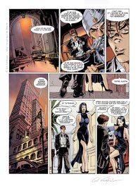 Couleur de la planche 13 du tome 3 de la série Double Gauche Éditions Dargaud Couleur de la planche 13 du tome 3 de la série Double Gauche Éditions Dargaud