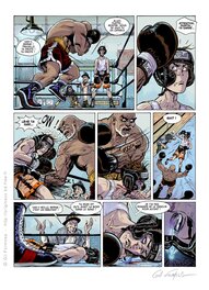"Double Gauche" Tome 3 Planche 36 Éditions Dargaud "Double Gauche" Tome 3 Planche 36 Éditions Dargaud