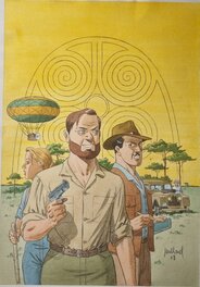 Original Cover - Blake et Mortimer - La sanctuaire du Gondwana - couverture originale edition spéciale Album