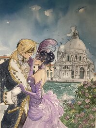 Nora Moretti - Carnaval de Venise - Illustration originale
