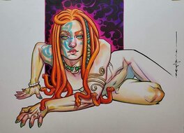 Brian Stelfreeze - Médusa - Original Illustration