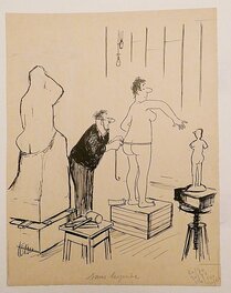 Roger Tetsu - Artiste et Modèle - Original Illustration