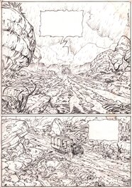 Planche originale - Paradise - Tome 2 : Le désert des molgraves, planche 1