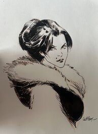 Mathieu Lauffray - Lady Vivian Hastings - Original Illustration