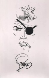 Jim Steranko - Nick Fury - Illustration originale