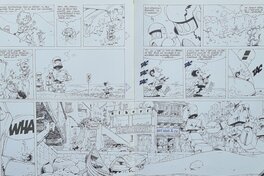 Pierre Seron - Les petits hommes LES FOURMICRABES - Planche originale