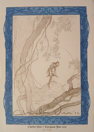 Charles Vess - Péter Pan, pin-up - Illustration originale