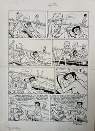 Bruno Di Sano - Alys et Vicky gag no 34 - Planche originale