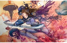 Greg Tocchini - Gunnm - Illustration originale