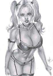 Romildo - Harley Quinn - Illustration originale