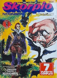 Couverture du numéro de Skorpio, édition italienne, où l'histoire a été publiée pour la première fois Couverture du numéro de Skorpio, édition italienne, où l'histoire a été publiée pour la première fois