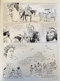 Jeronaton - Jeronaton/Jean Torton, planche originale, "Alix raconte : Alexandre le Grand". - Planche originale