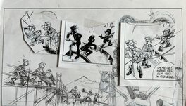 Fabrice Tarrin - Spirou chez les soviets. - Illustration originale