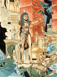 Félix Meynet - Hommage à Blake et Mortimer - Illustration originale