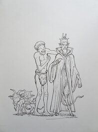 Lionel Richerand - L'enfer c'est les hôtes - Original Illustration