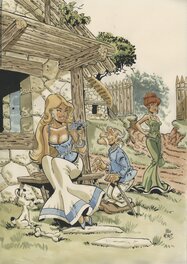 Félix Meynet - Hommage à Asterix - Original Illustration