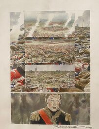 Andréi Arinouchkine, planche originale, "La Face Cachée de Waterloo" tome 2.