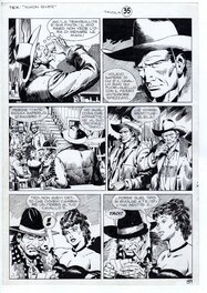 Miguel Angel Repetto - Tex n° 544 - Intrigo nel Klondike planche 35 (Bonelli) - Comic Strip