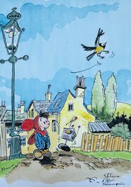 Stibane - Hommage à Franquin - Original Illustration