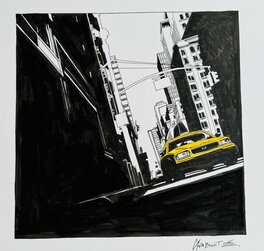 Christophe Chabouté - Yellow Cab par Chabouté - Planche originale