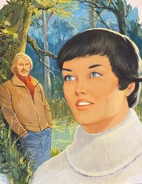 Jean Sidobre, couverture originale pour un magazine "Lisette".
