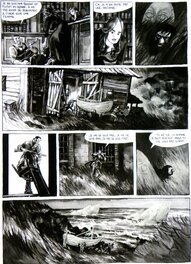 Hugues Micol - Terre de feu - Planche originale