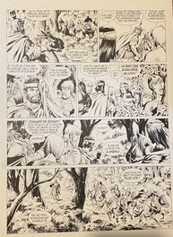 Jean-Yves Mitton, planche originale, Var Victis T4, "Millon, le Charmeur d'Orages".