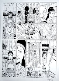 Francesco Trifogli - Les feux de Thésée - Planche originale