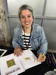 Émilie Saitas aux RV BD d’Amiens juin 2024