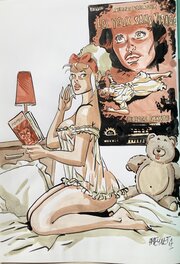 Félix Meynet - L’angoisse de mirabelle - Original Illustration