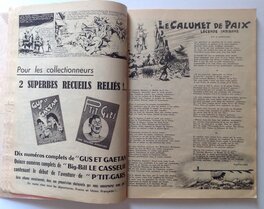 Page (Strip) de Fin de L'épisode de " Histoires de La Prairie et des Forêts " , et Le Calumet de Paix par Claude Rittaud et Baudelaire ... , pour vous montrer la Qualité de cet Album 3 AVENTURES . Page (Strip) de Fin de L'épisode de " Histoires de La Prairie et des Forêts " , et Le Calumet de Paix par Claude Rittaud et Baudelaire ... , pour vous montrer la Qualité de cet Album 3 AVENTURES .