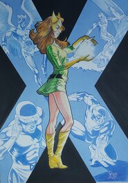 Claude Pelet - Jean GREY / MARVEL GIRL et les X-MEN - Planche originale