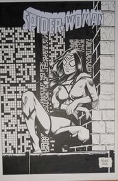 Claude Pelet - Spider WOMAN - Illustration originale