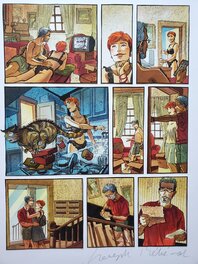 Joseph Béhé - LE DECALOGUE    couleur directe - Comic Strip