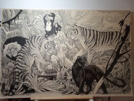 Philippe Bringel - Sheenna, Queen of the Jungle - Illustration originale