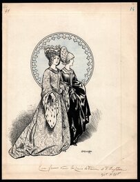 Chéri Hérouard - Nous faisons venir le Rains de France et de l'Angleterre - Illustration originale